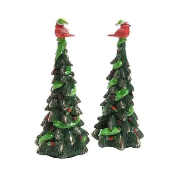 Temptations by Tara. Limited Edition cardinal trees. Holiday decor. NWB. - Picture 5 of 8